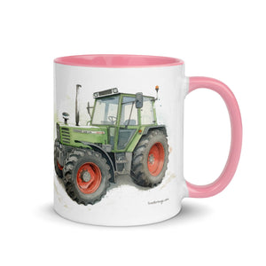 The Tractor Mugs Store Fendt 308 LSA 4WD Watercolor | Mug with Color Inside Quality Farmers Merch