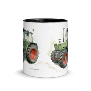The Tractor Mugs Store Fendt 308 LSA 4WD Watercolor | Mug with Color Inside Quality Farmers Merch