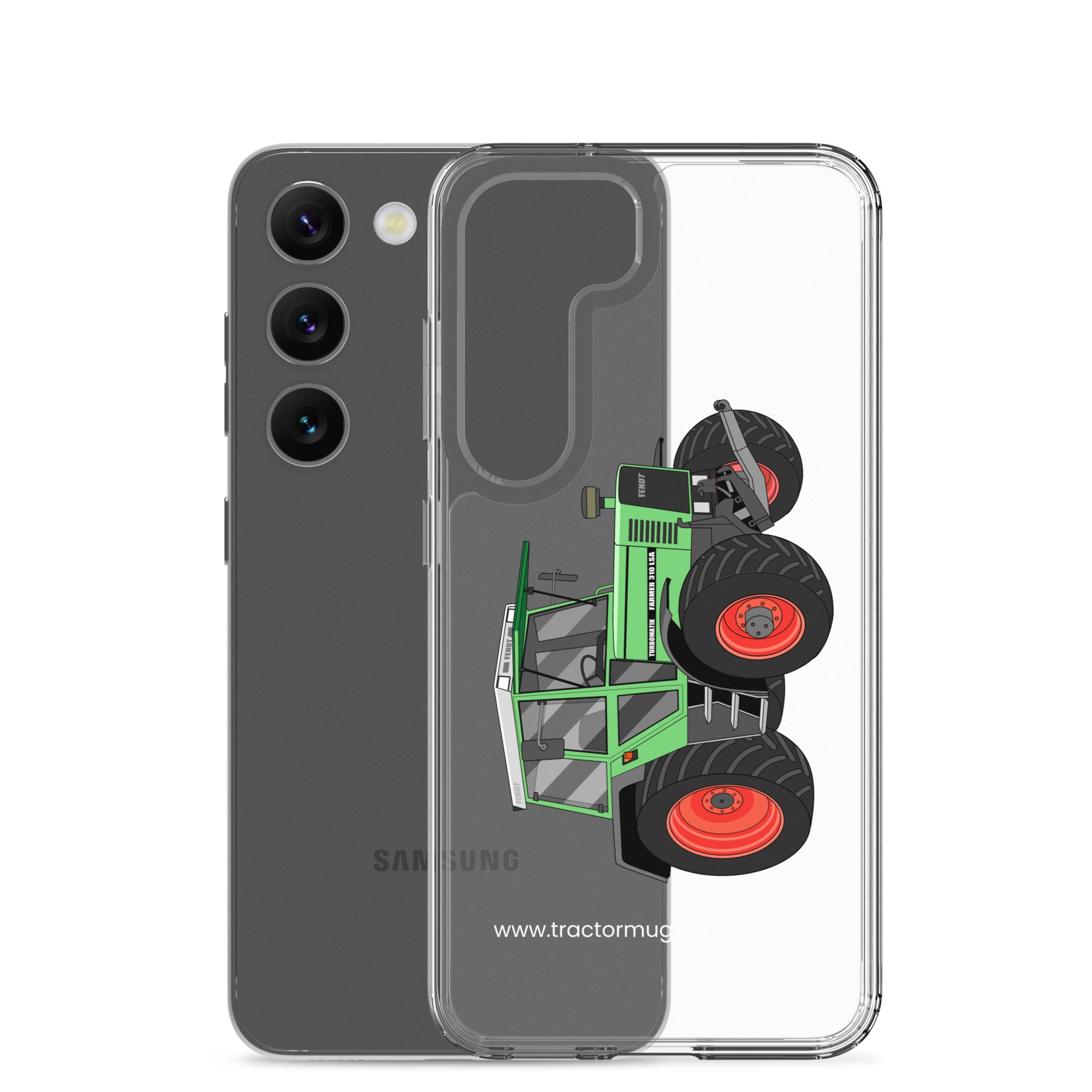 The Tractor Mugs Store Fendt 310 LSA  |  Clear Case for Samsung® Quality Farmers Merch