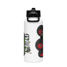 The Tractor Mugs Store Fendt 620 Vario | Stainless steel water bottle with a straw lid Quality Farmers Merch