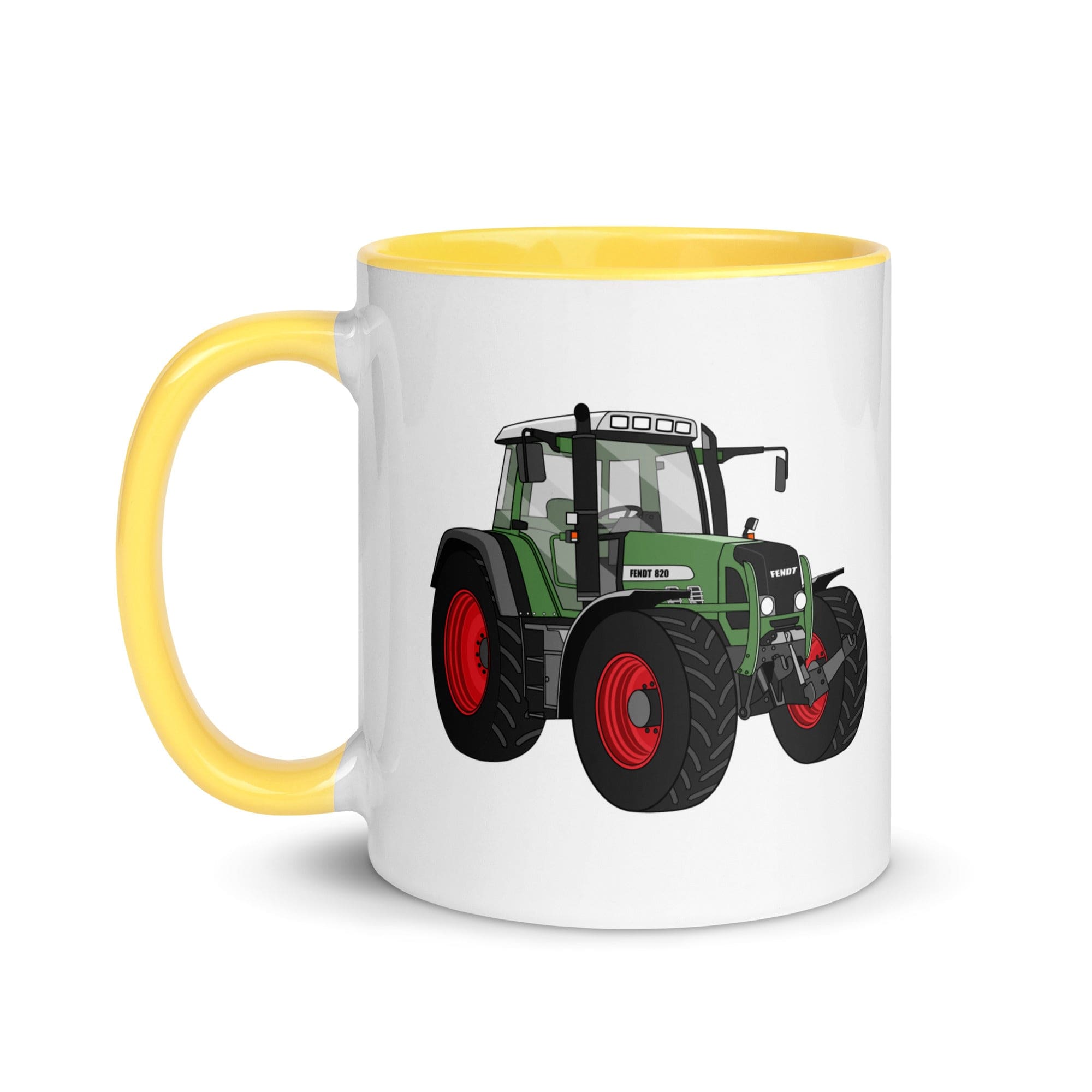 The Tractor Mugs Store Fendt 820 VArio TMS | Mug with Color Inside Quality Farmers Merch