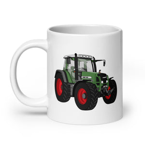 The Tractor Mugs Store Fendt 820 VArio TMS | White glossy mug Quality Farmers Merch