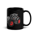 The Tractor Mugs Store Fendt 828 Profi Black Beauty | Black Glossy Mug Quality Farmers Merch