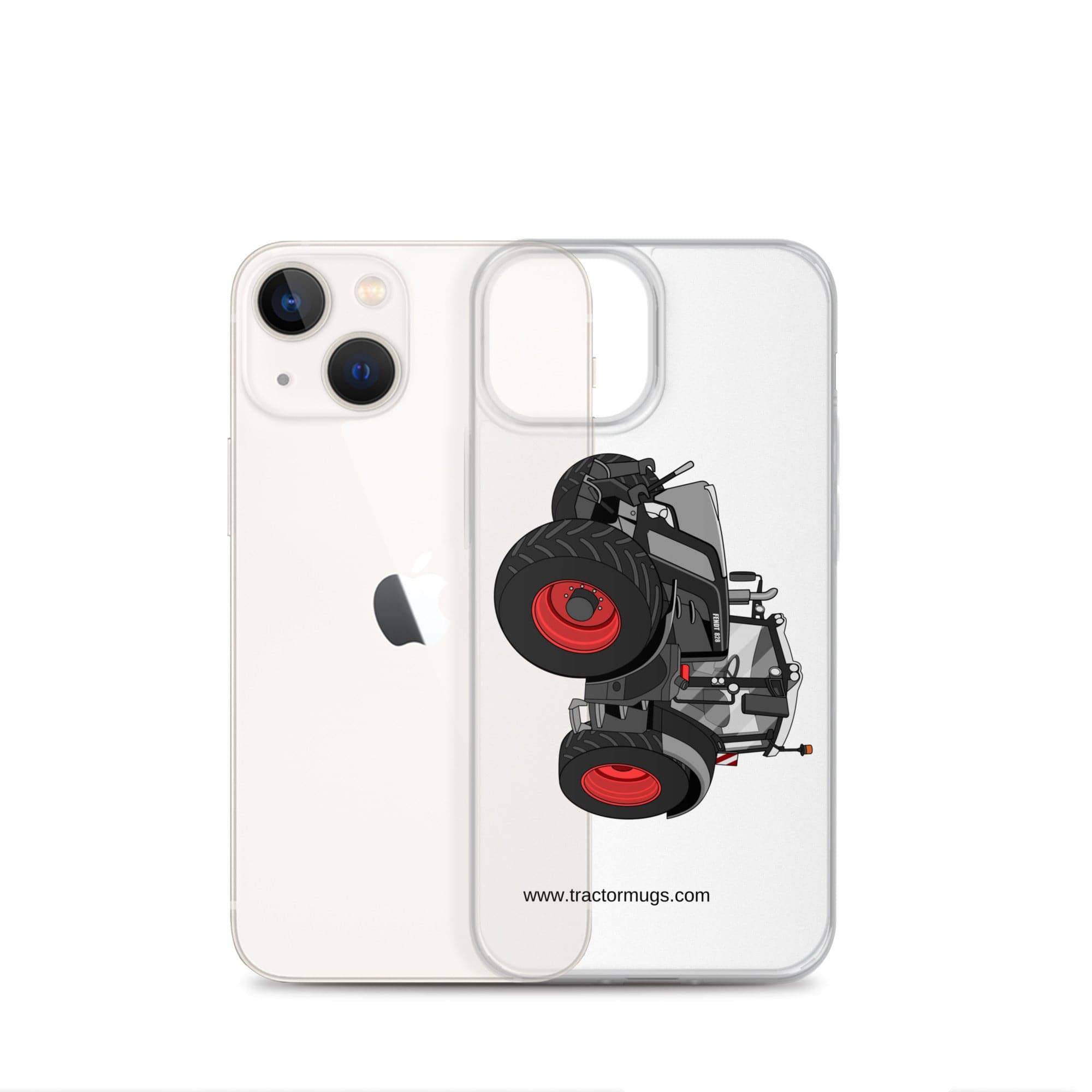 The Tractor Mugs Store Fendt 828 Profi Black Beauty | Clear Case for iPhone® Quality Farmers Merch