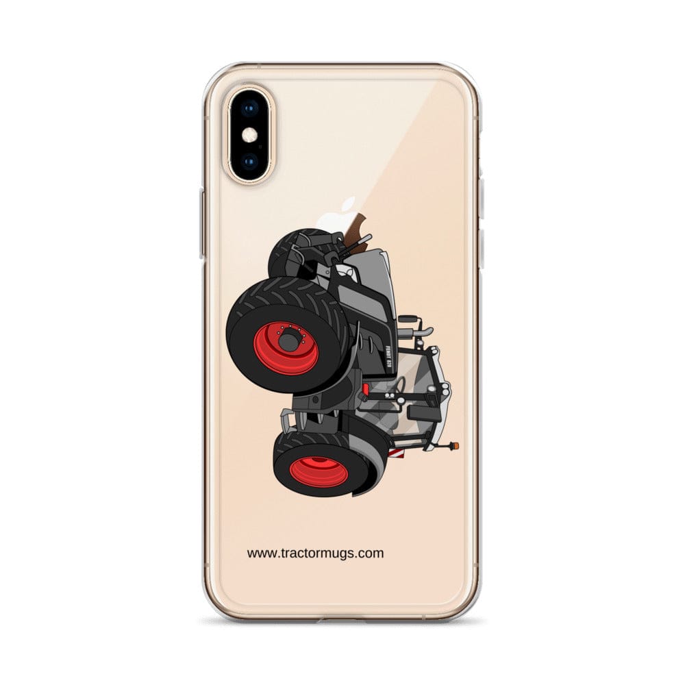 The Tractor Mugs Store Fendt 828 Profi Black Beauty | Clear Case for iPhone® Quality Farmers Merch