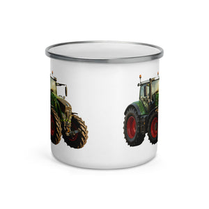 The Tractor Mugs Store Fendt 930 Vario S4 Oil Painting | Enamel Mug Quality Farmers Merch