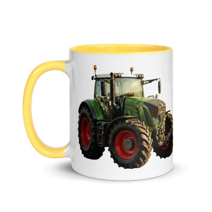 The Tractor Mugs Store Fendt 930 Vario S4 Oil Painting | Mug with Color Inside Quality Farmers Merch