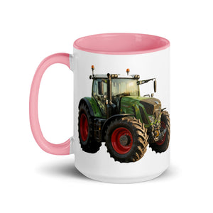 The Tractor Mugs Store Fendt 930 Vario S4 Oil Painting | Mug with Color Inside Quality Farmers Merch