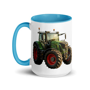 The Tractor Mugs Store Fendt 930 Vario S4 Oil Painting | Mug with Color Inside Quality Farmers Merch