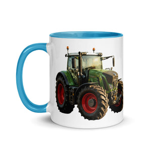 The Tractor Mugs Store Fendt 930 Vario S4 Oil Painting | Mug with Color Inside Quality Farmers Merch