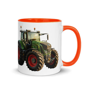 The Tractor Mugs Store Fendt 930 Vario S4 Oil Painting | Mug with Color Inside Quality Farmers Merch