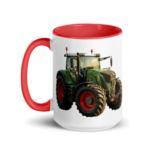 The Tractor Mugs Store Fendt 930 Vario S4 Oil Painting | Mug with Color Inside Quality Farmers Merch
