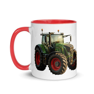 The Tractor Mugs Store Fendt 930 Vario S4 Oil Painting | Mug with Color Inside Quality Farmers Merch