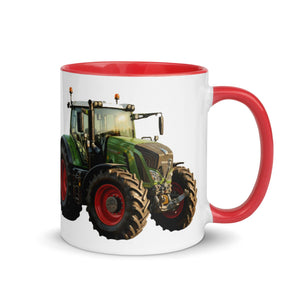 The Tractor Mugs Store Fendt 930 Vario S4 Oil Painting | Mug with Color Inside Quality Farmers Merch