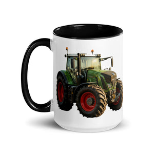 The Tractor Mugs Store Fendt 930 Vario S4 Oil Painting | Mug with Color Inside Quality Farmers Merch