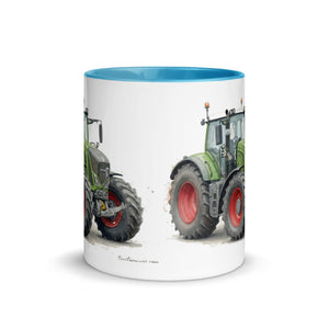 The Tractor Mugs Store Fendt 930 Vario S4 Watercolor | Mug with Color Inside Quality Farmers Merch
