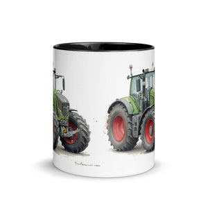 The Tractor Mugs Store Fendt 930 Vario S4 Watercolor | Mug with Color Inside Quality Farmers Merch