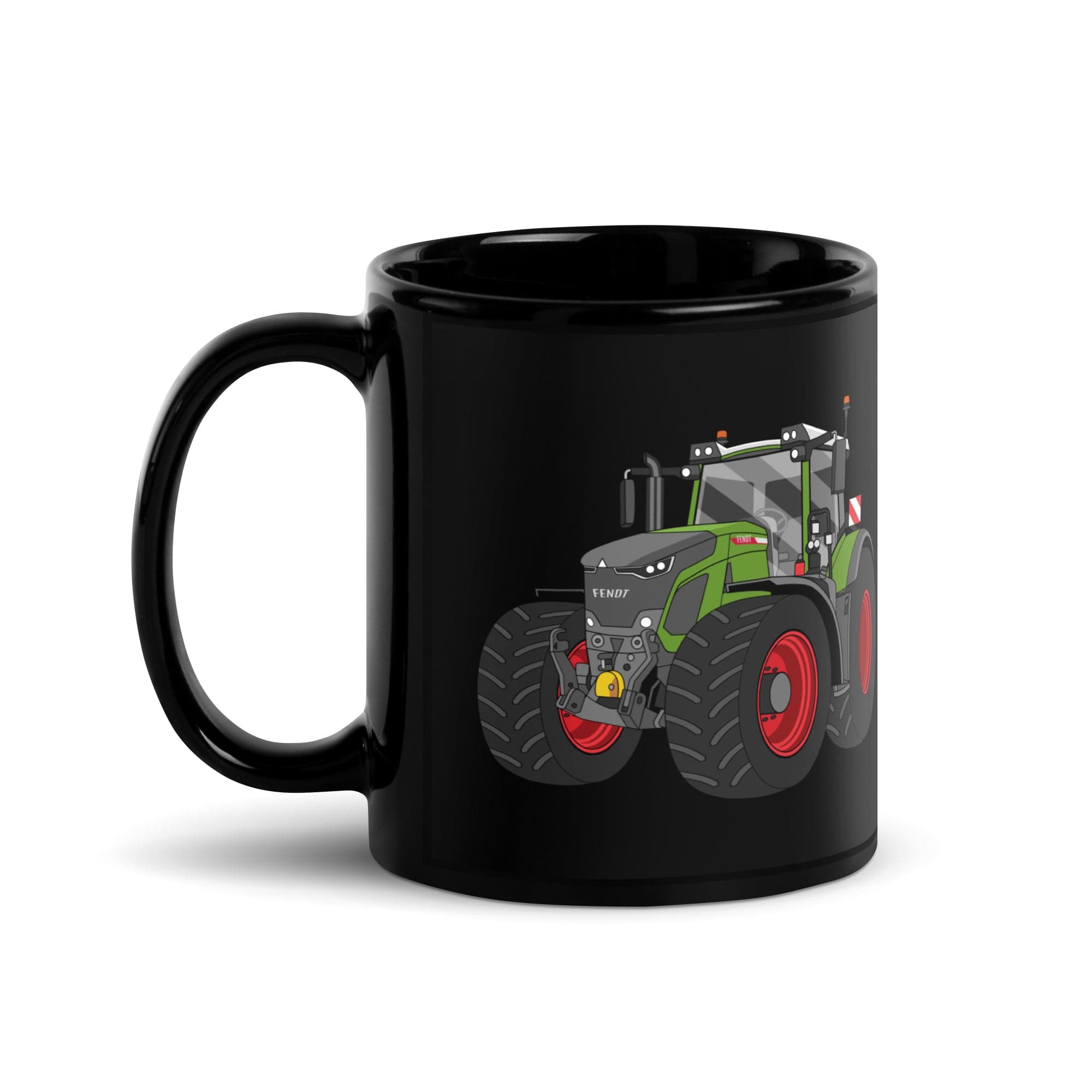 The Tractor Mugs Store Fendt 942 Vario | Black Glossy Mug Quality Farmers Merch