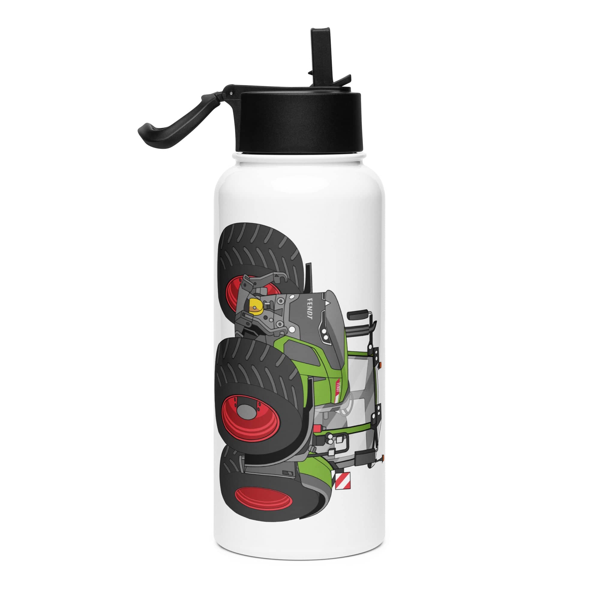 The Tractor Mugs Store Fendt 942 Vario | Stainless steel water bottle with a straw lid Quality Farmers Merch