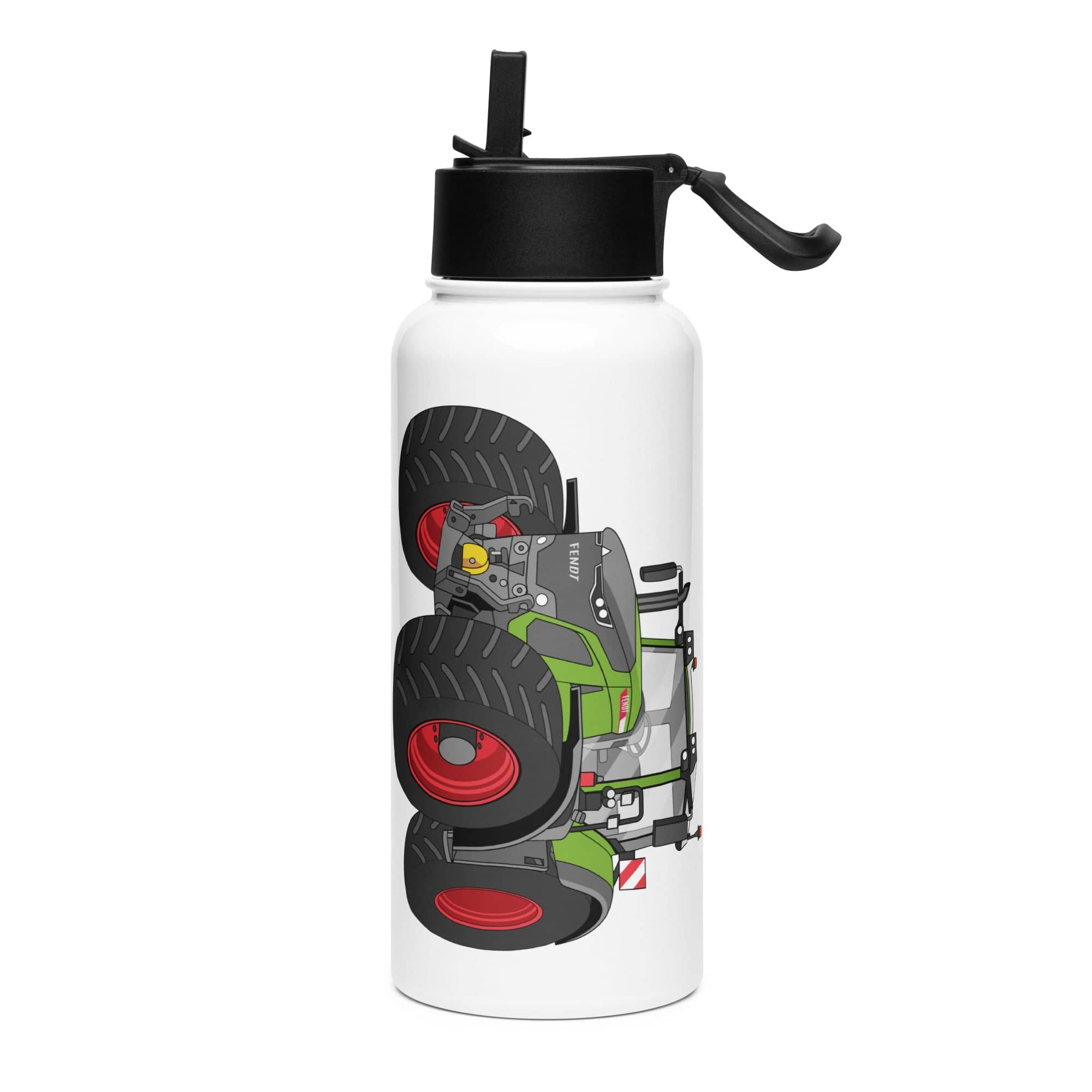 The Tractor Mugs Store Fendt 942 Vario | Stainless steel water bottle with a straw lid Quality Farmers Merch