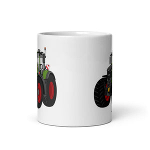 The Tractor Mugs Store Fendt 942 Vario | White glossy mug Quality Farmers Merch