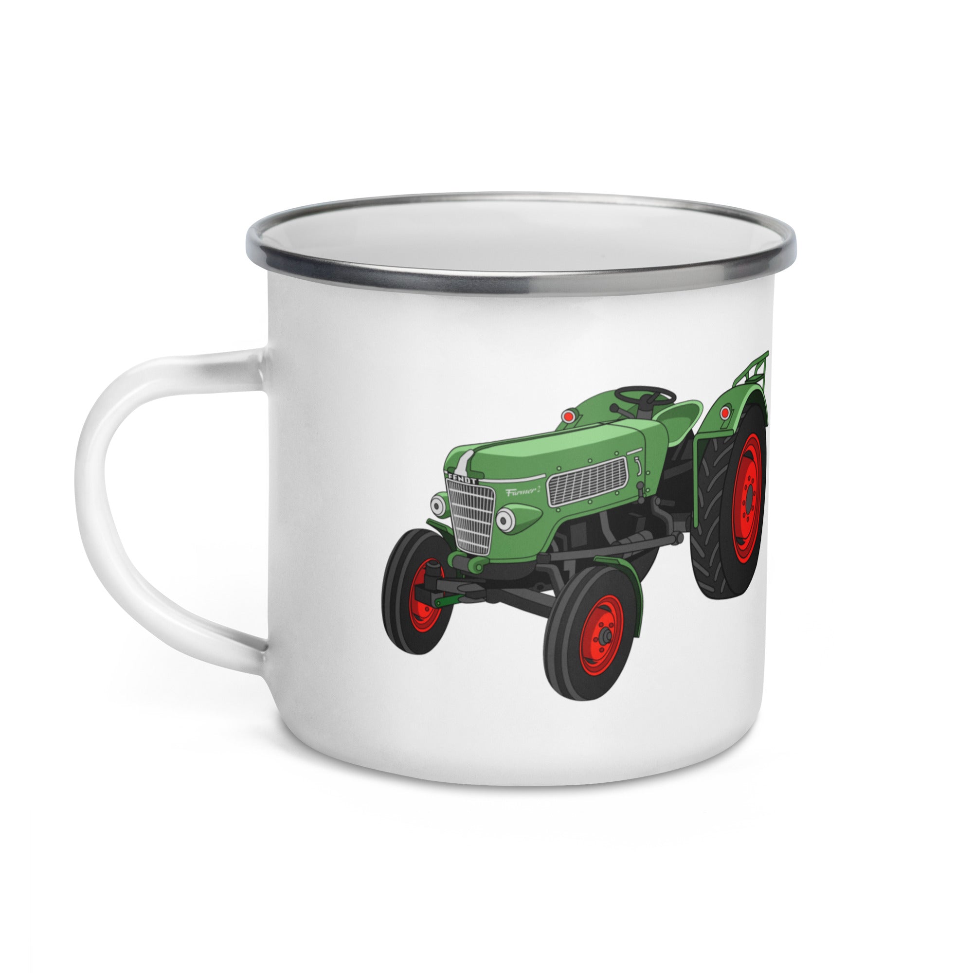 The Tractor Mugs Store Fendt Farmer 2 (1960) | Enamel Mug Quality Farmers Merch