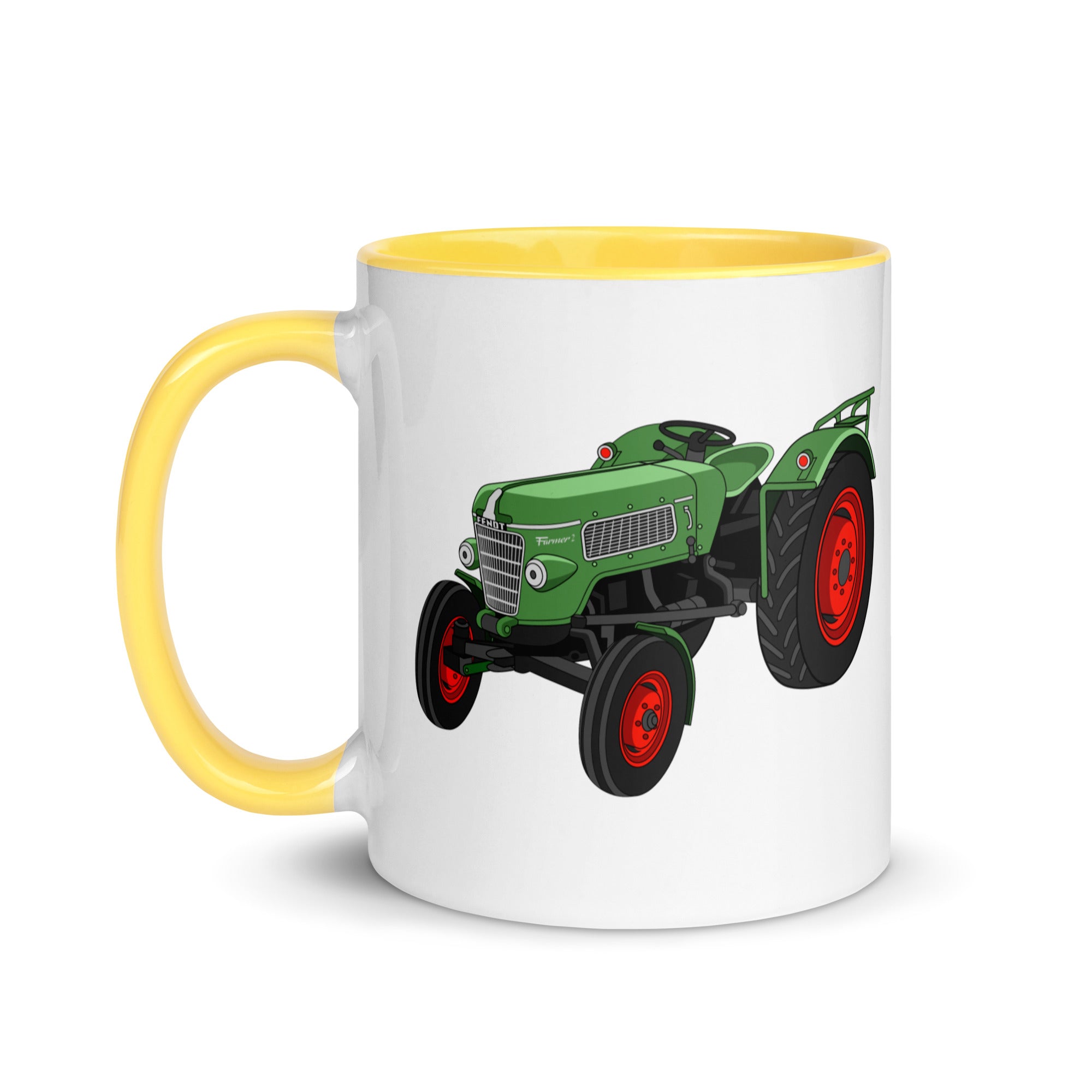 The Tractor Mugs Store Fendt Farmer 2 (1960) | Mug with Color Inside Quality Farmers Merch