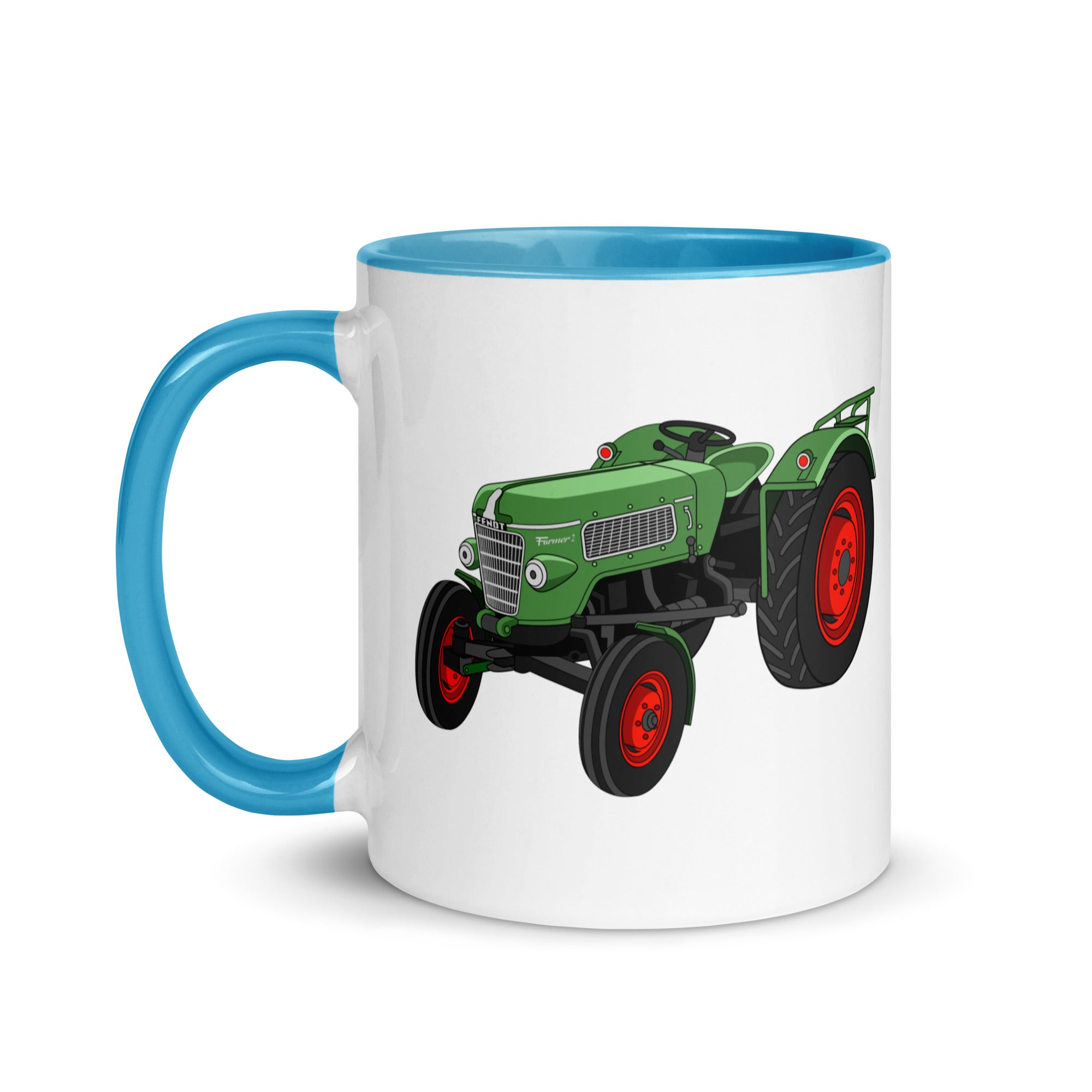 The Tractor Mugs Store Fendt Farmer 2 (1960) | Mug with Color Inside Quality Farmers Merch