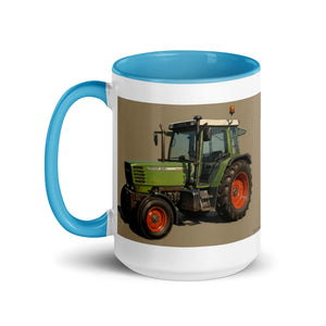 The Tractor Mugs Store Fendt Farmer 308 C Oil Painting | Mug with Color Inside Quality Farmers Merch