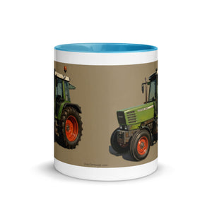 The Tractor Mugs Store Fendt Farmer 308 C Oil Painting | Mug with Color Inside Quality Farmers Merch