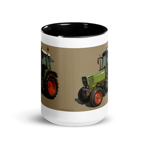 The Tractor Mugs Store Fendt Farmer 308 C Oil Painting | Mug with Color Inside Quality Farmers Merch