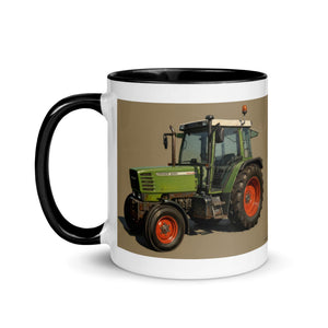 The Tractor Mugs Store Fendt Farmer 308 C Oil Painting | Mug with Color Inside Quality Farmers Merch