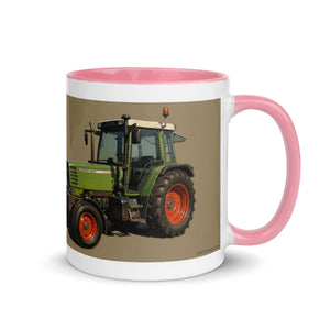 The Tractor Mugs Store Fendt Farmer 308 C Oil Painting | Mug with Color Inside Quality Farmers Merch