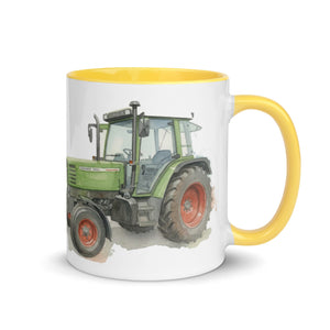 The Tractor Mugs Store Fendt Farmer 308 C Watercolor | Mug with Color Inside Quality Farmers Merch