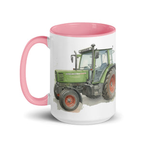 The Tractor Mugs Store Fendt Farmer 308 C Watercolor | Mug with Color Inside Quality Farmers Merch