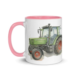 The Tractor Mugs Store Fendt Farmer 308 C Watercolor | Mug with Color Inside Quality Farmers Merch