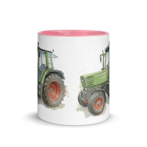 The Tractor Mugs Store Fendt Farmer 308 C Watercolor | Mug with Color Inside Quality Farmers Merch