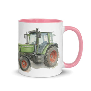 The Tractor Mugs Store Fendt Farmer 308 C Watercolor | Mug with Color Inside Quality Farmers Merch