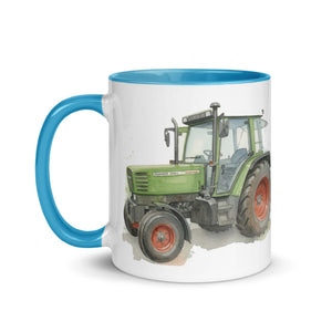 The Tractor Mugs Store Fendt Farmer 308 C Watercolor | Mug with Color Inside Quality Farmers Merch