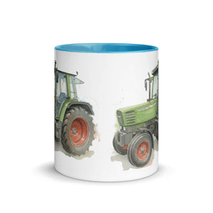 The Tractor Mugs Store Fendt Farmer 308 C Watercolor | Mug with Color Inside Quality Farmers Merch