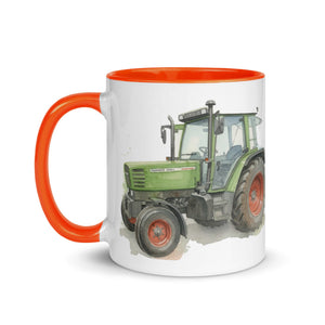 The Tractor Mugs Store Fendt Farmer 308 C Watercolor | Mug with Color Inside Quality Farmers Merch