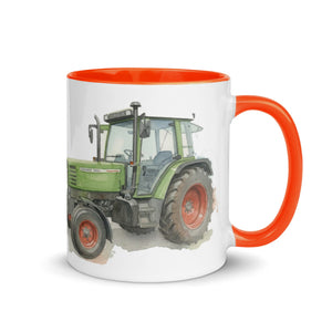 The Tractor Mugs Store Fendt Farmer 308 C Watercolor | Mug with Color Inside Quality Farmers Merch