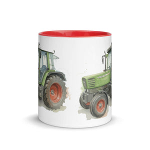 The Tractor Mugs Store Fendt Farmer 308 C Watercolor | Mug with Color Inside Quality Farmers Merch