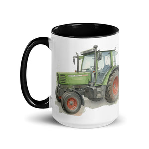 The Tractor Mugs Store Fendt Farmer 308 C Watercolor | Mug with Color Inside Quality Farmers Merch