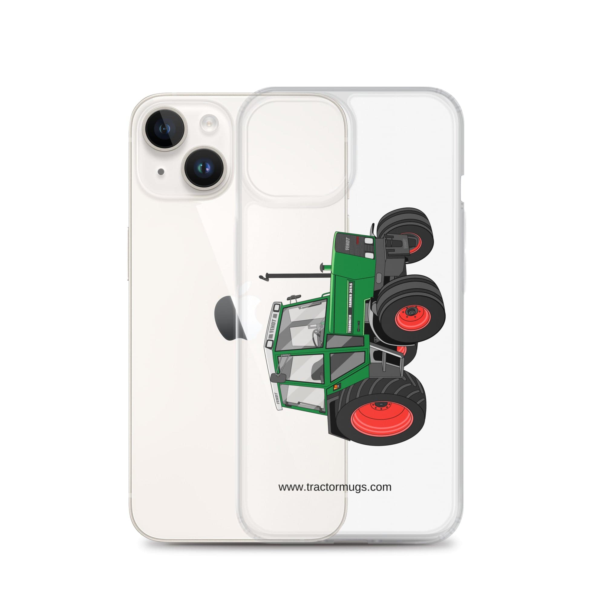 The Tractor Mugs Store Fendt Farmer TURBOMATIK 307 LSA  |  Clear Case for iPhone® Quality Farmers Merch