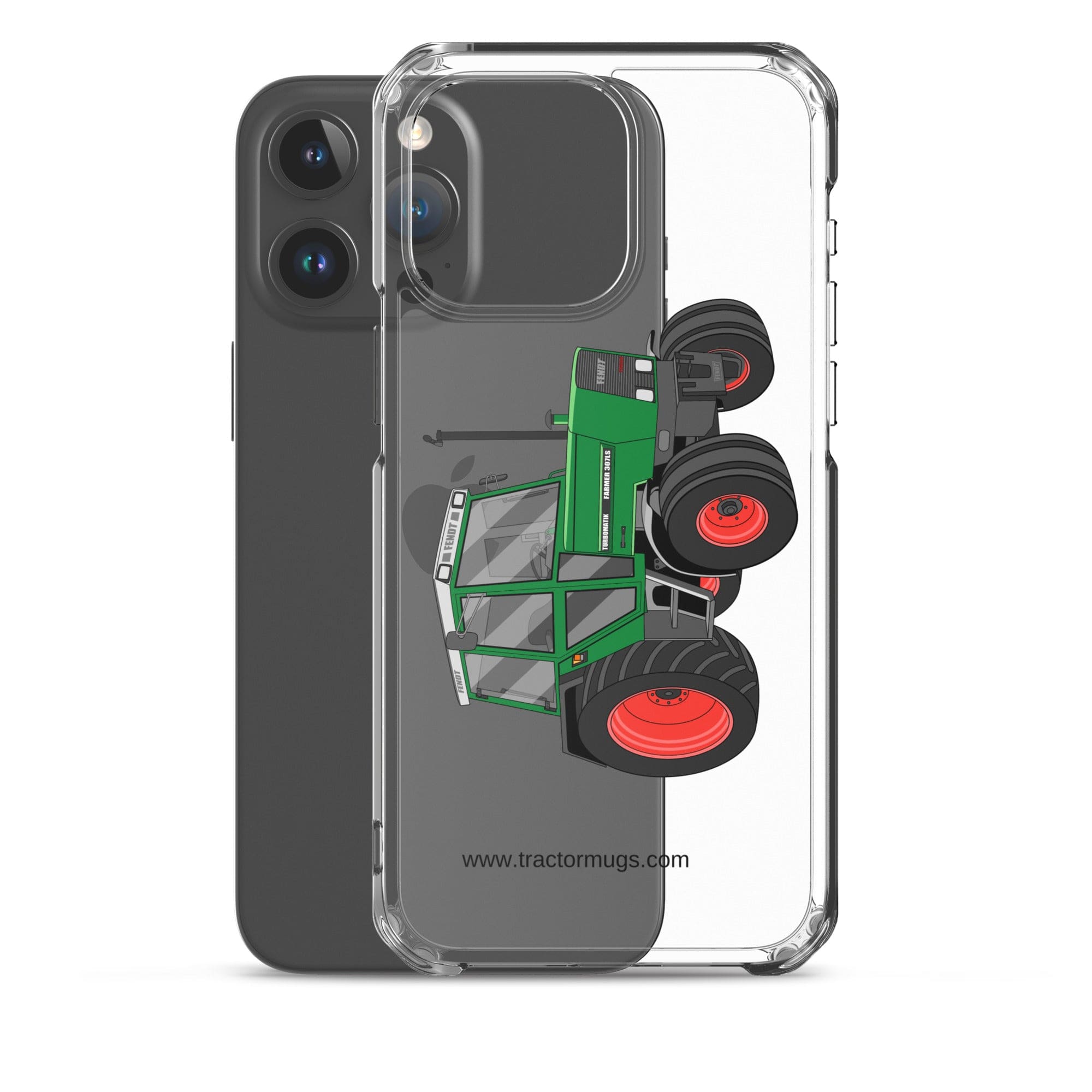 The Tractor Mugs Store Fendt Farmer TURBOMATIK 307 LSA  |  Clear Case for iPhone® Quality Farmers Merch