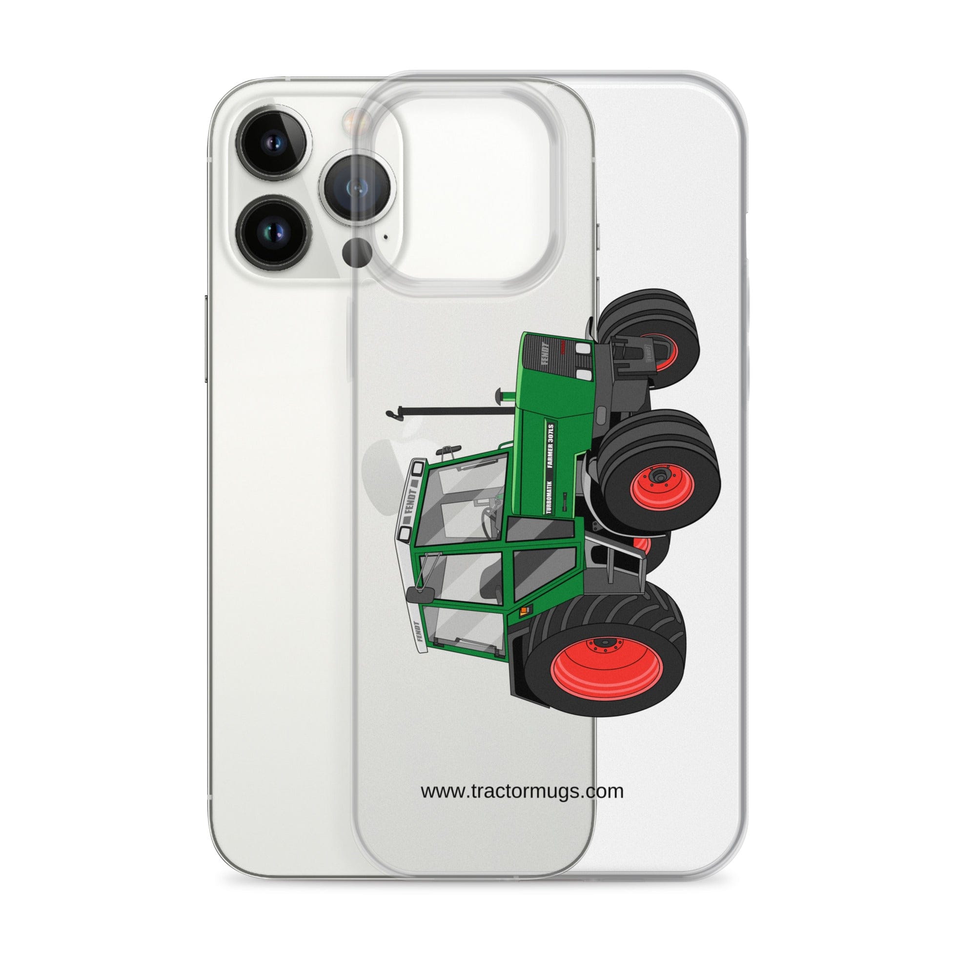 The Tractor Mugs Store Fendt Farmer TURBOMATIK 307 LSA  |  Clear Case for iPhone® Quality Farmers Merch