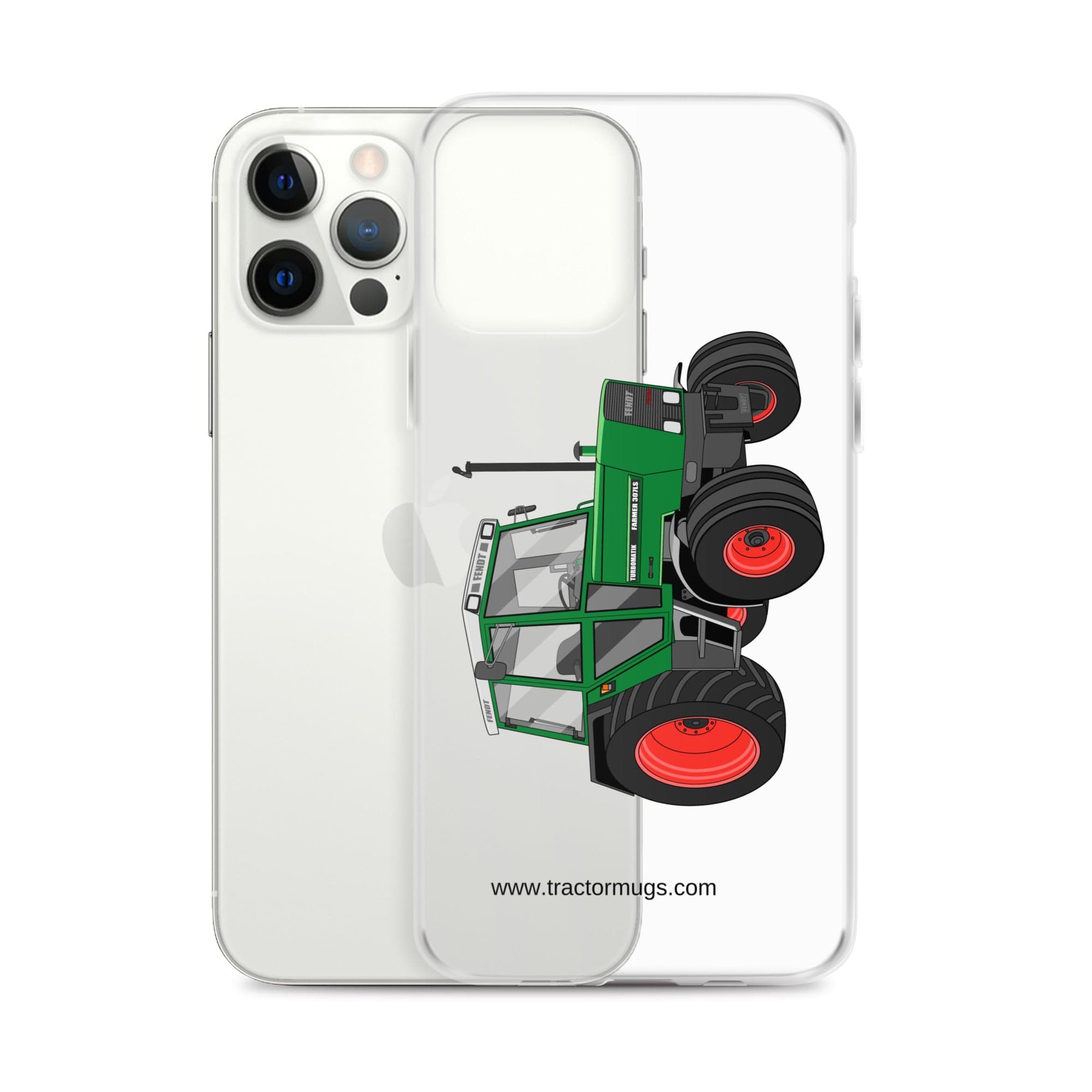 The Tractor Mugs Store Fendt Farmer TURBOMATIK 307 LSA  |  Clear Case for iPhone® Quality Farmers Merch