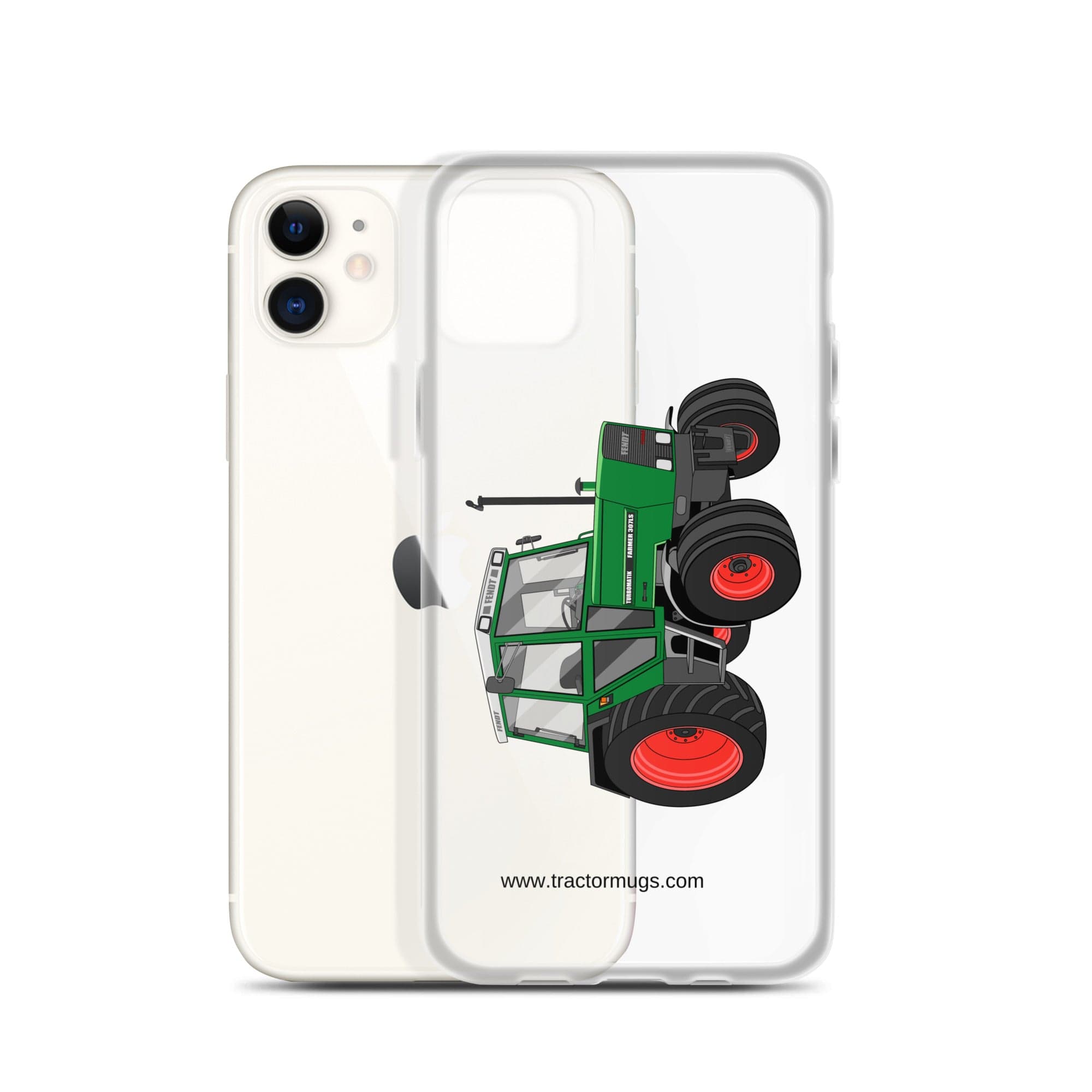 The Tractor Mugs Store Fendt Farmer TURBOMATIK 307 LSA  |  Clear Case for iPhone® Quality Farmers Merch