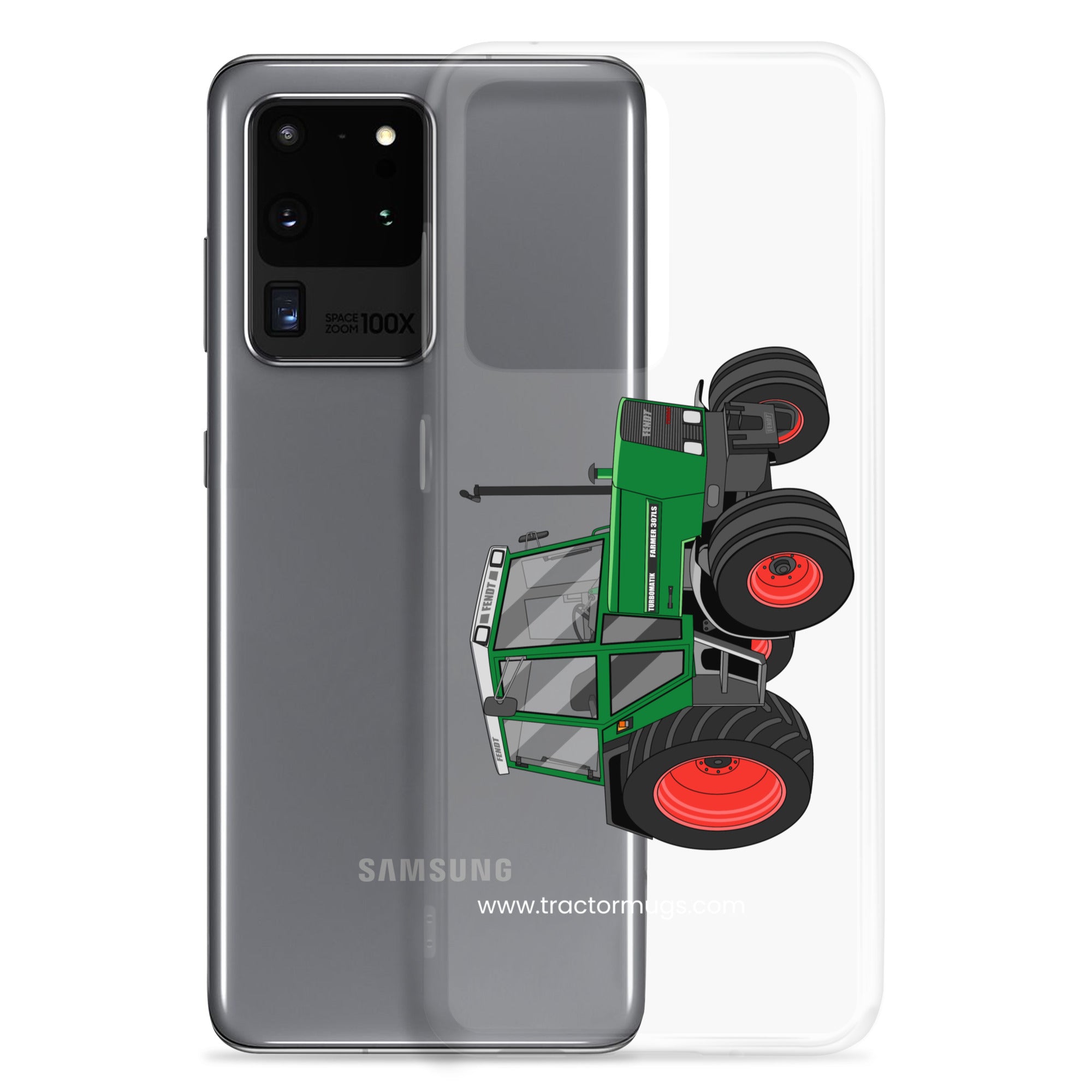The Tractor Mugs Store Fendt Farmer TURBOMATIK 307 LSA  |  Clear Case for Samsung® Quality Farmers Merch